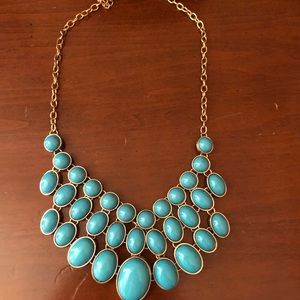 Turquoise statement necklace